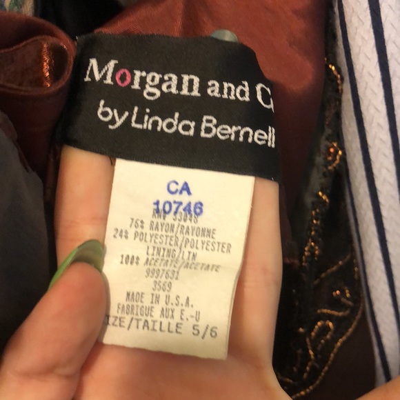 Morgan and Co Copper Grad/Prom dress - Picture 4 of 4